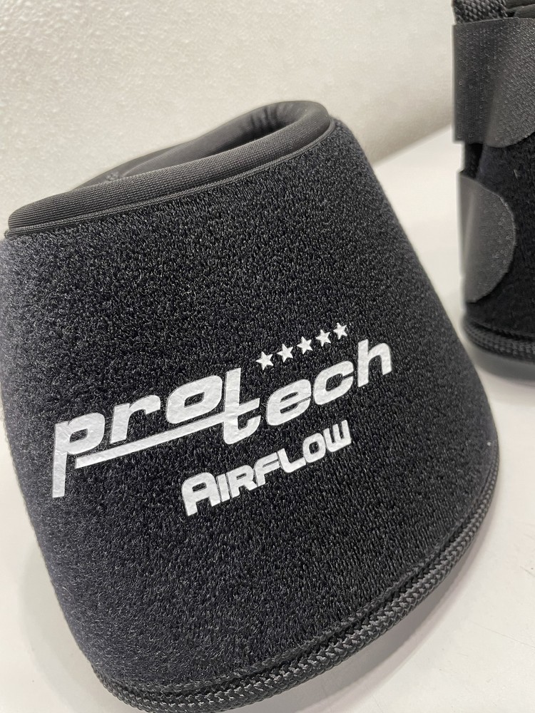 Pro-Tech Horse Airflow Performa Bell Boots, Medium Black