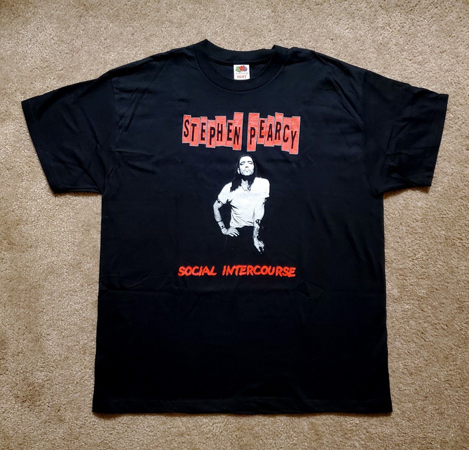 RARE Stephen Pearcy – Social Intercourse 2002 Tour T Shirt (RATT, Motley, Rock)