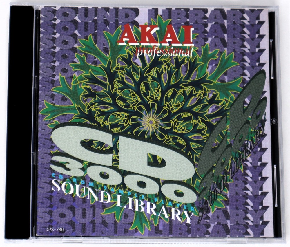 Akai Professional CD3000 Sound Library Akai Format No Back Inlay Sampling CD