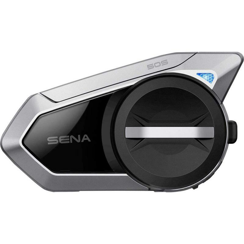Sena 50S HD Motorcycle Bluetooth Communication System Mesh Intercom Single Pack