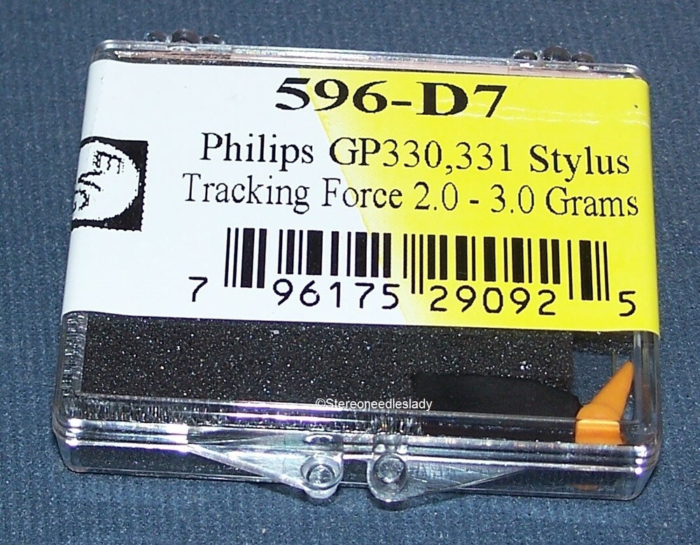 PHONOGRAPH TURNTABLE NEEDLE for Philips GP330 GP350 GP331 EV 596-D7