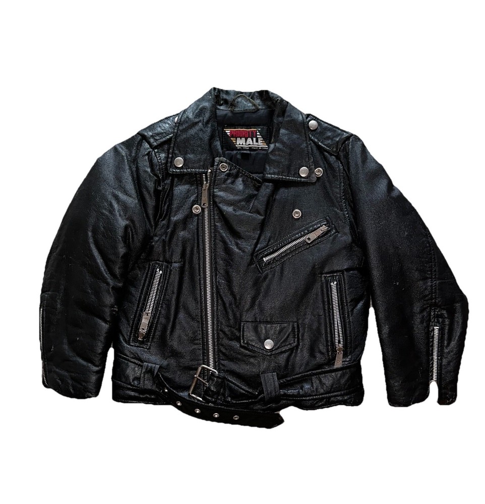 Vintage 80’s Rolling Thunder Leather Motorcycle Jacket