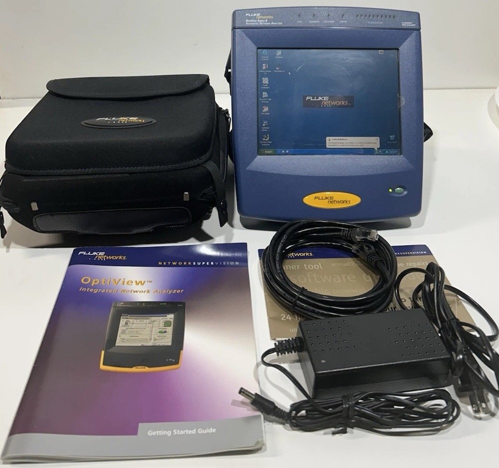 Fluke Network Optiview Series II Integrated Network Analyzer Excellent Condition