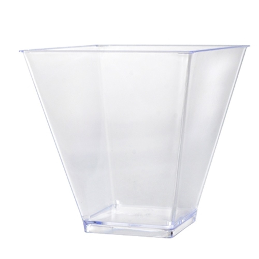 Fineline Settings 6419-CL, 6 Oz Tiny Temptations Clear Twisted Cup, 600/CS