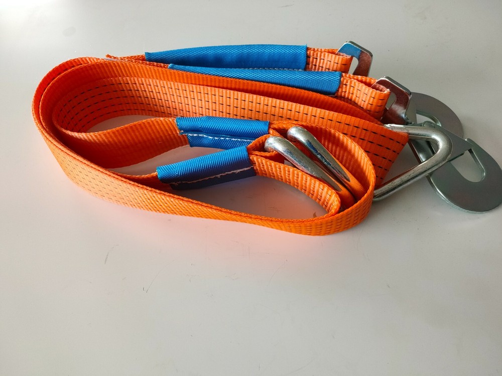Orange Winch Recovery Brother Trailer Strap - Even Pull System