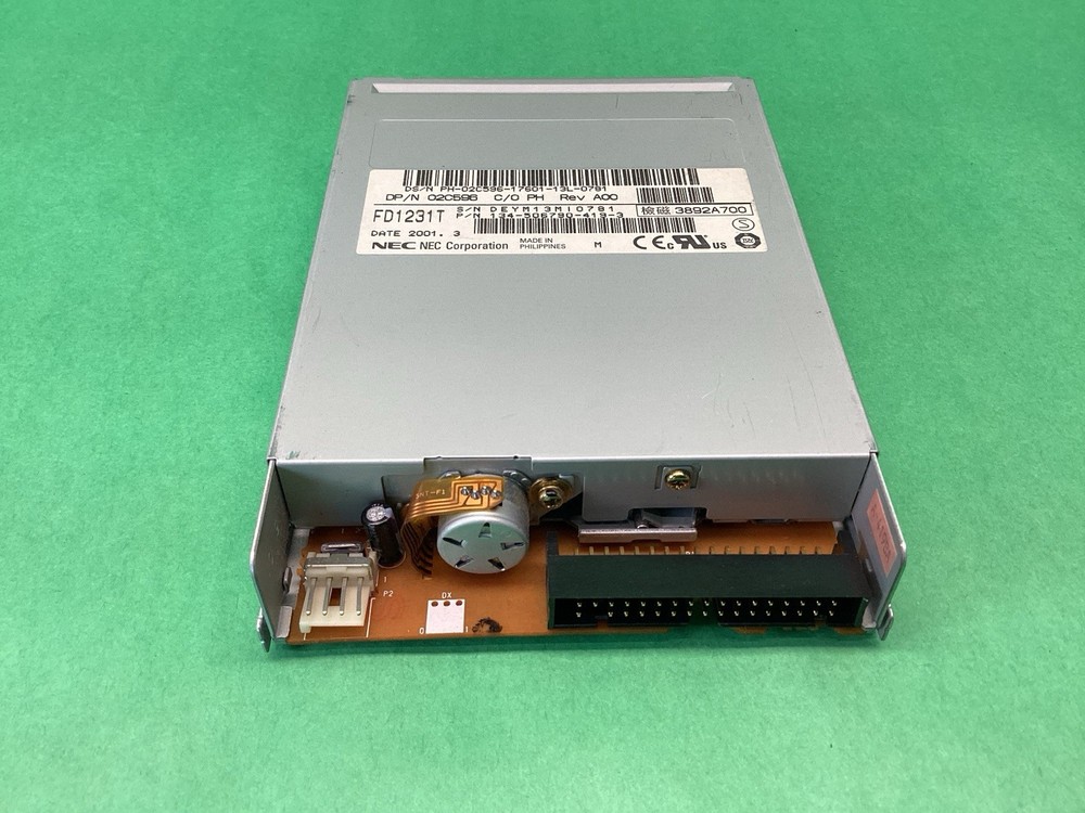 NEC FD1231T Dell Dimension 3.5” Internal Desktop Floppy Disk Drive - UNTESTED