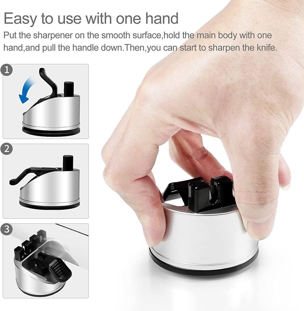 Kitchen Knife Scissors Sharpener Sharpening Tool for Straight & Serrated Knives.