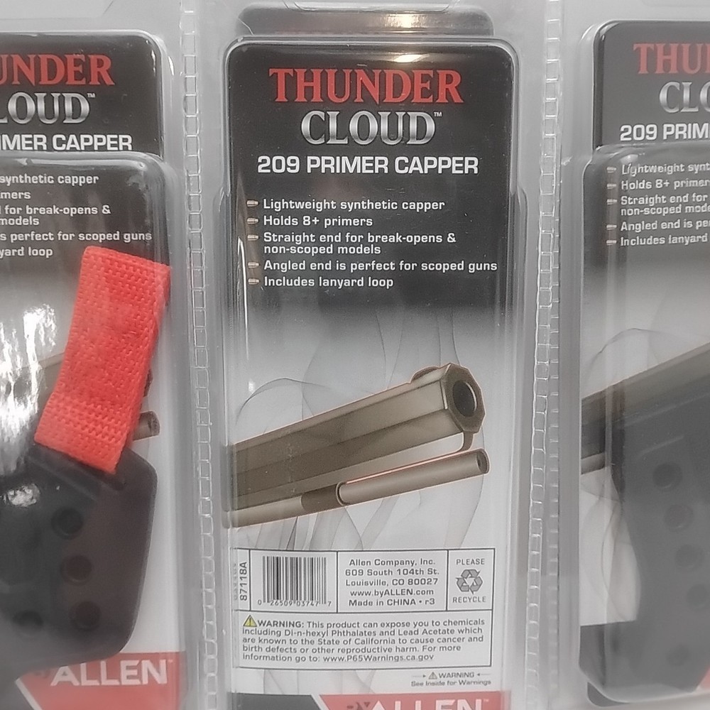 🔥Allen Thunder Cloud 209 Inline Muzzleloader Primer Capper Lot Of 6🔥