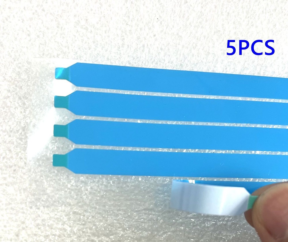 Set of 5 Pull tabs stretch release adhesive strips tape LCD screen without tabs