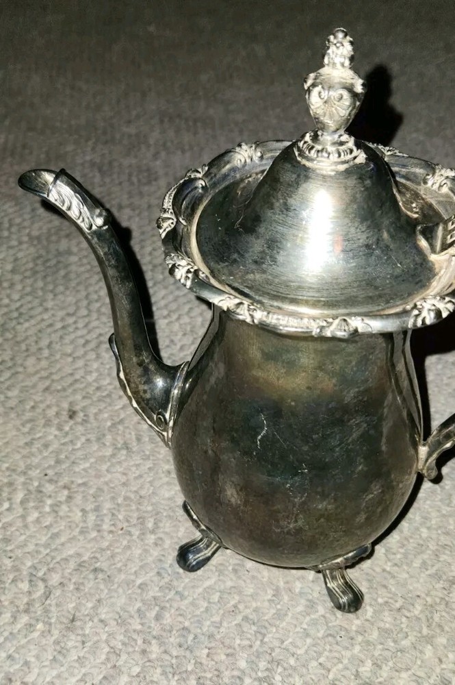 Vintage Silverplate Tea Pot Poole Silver Plate Classic