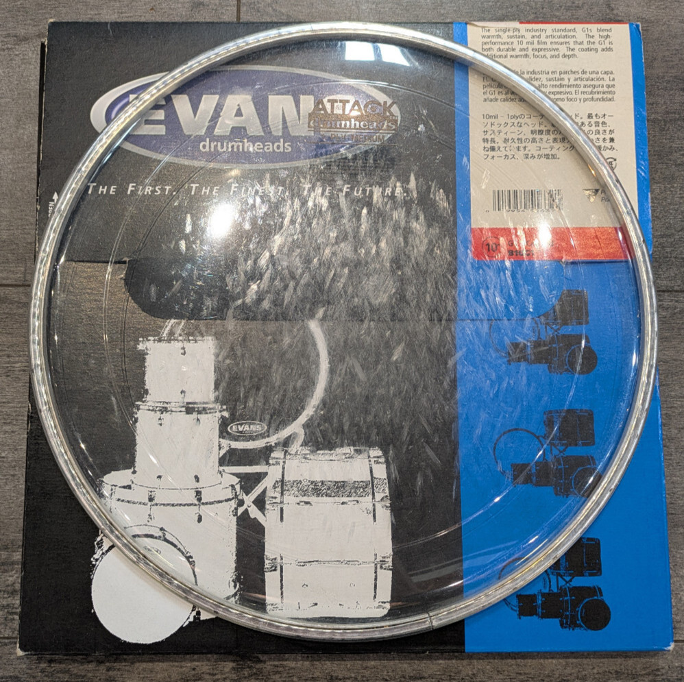 Used Attack Drumheads - 1 Ply Medium 10" Head
