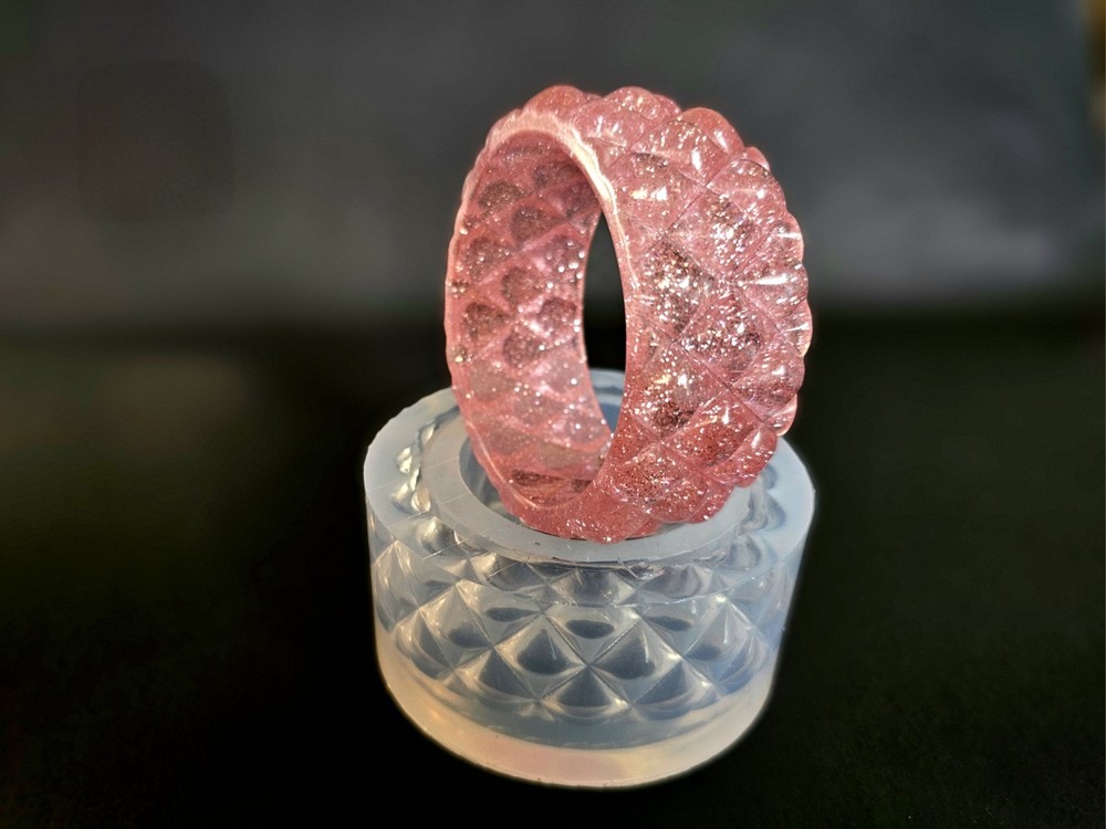 BRACELET CLEAR SILICONE MOLD, UNIQUE CRYSTAL PATTERNS BRACELET