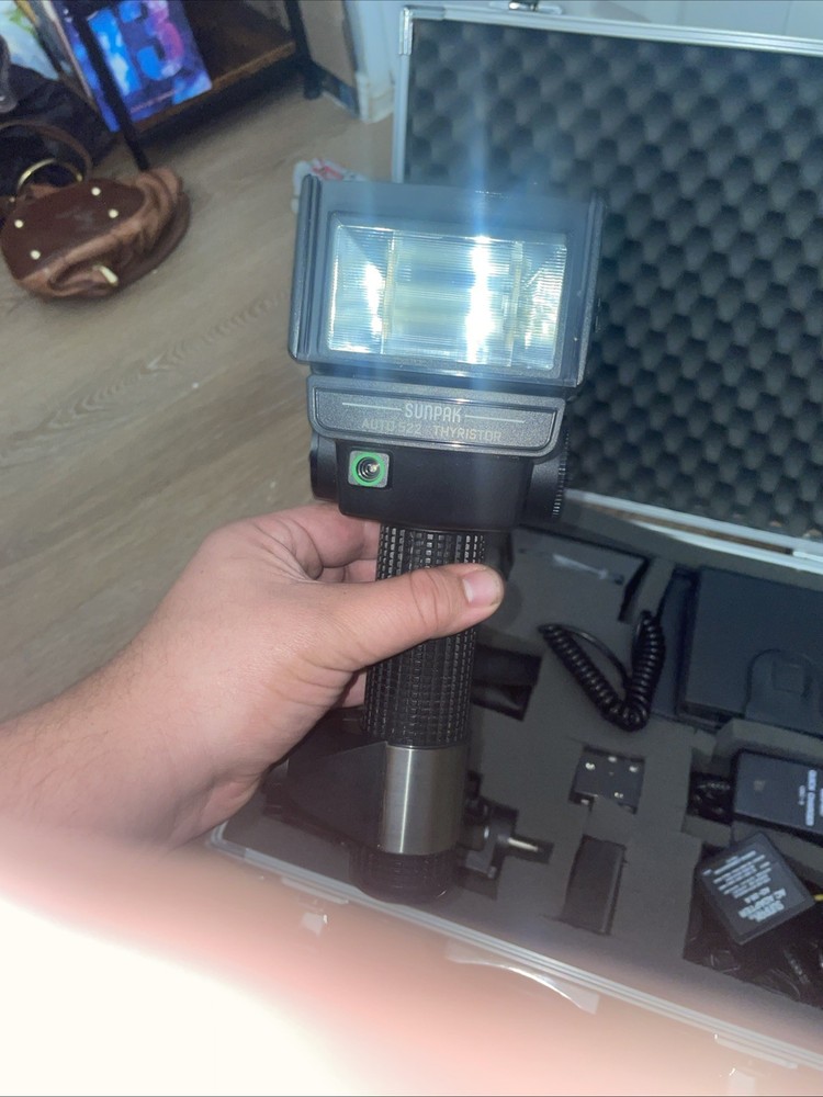 Sunpack Auto 522 Thyristor Full Kit With All Accessories And Case