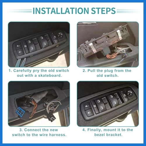 Front Left Driver Side Power Window Switch Window Control Switch Fit for