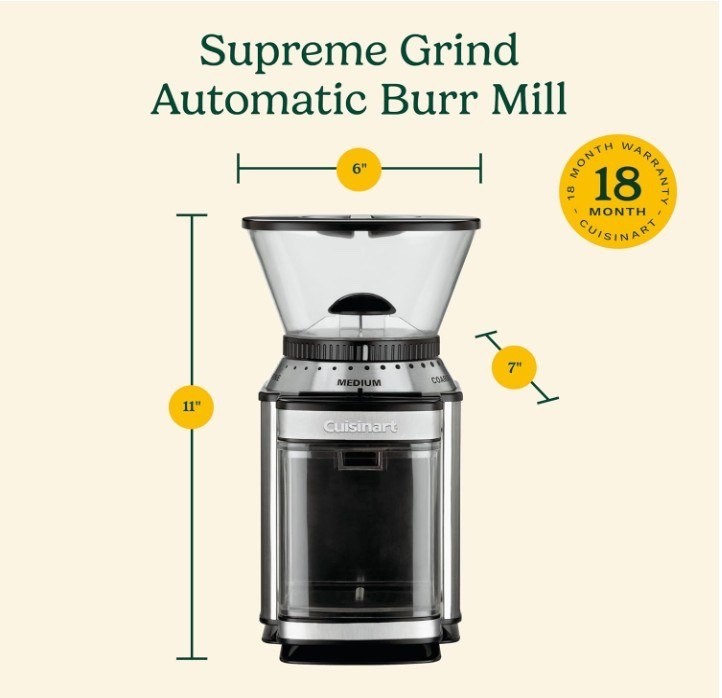 Cuisinart Supreme Grind Automatic Burr Mill _ DBM8P1