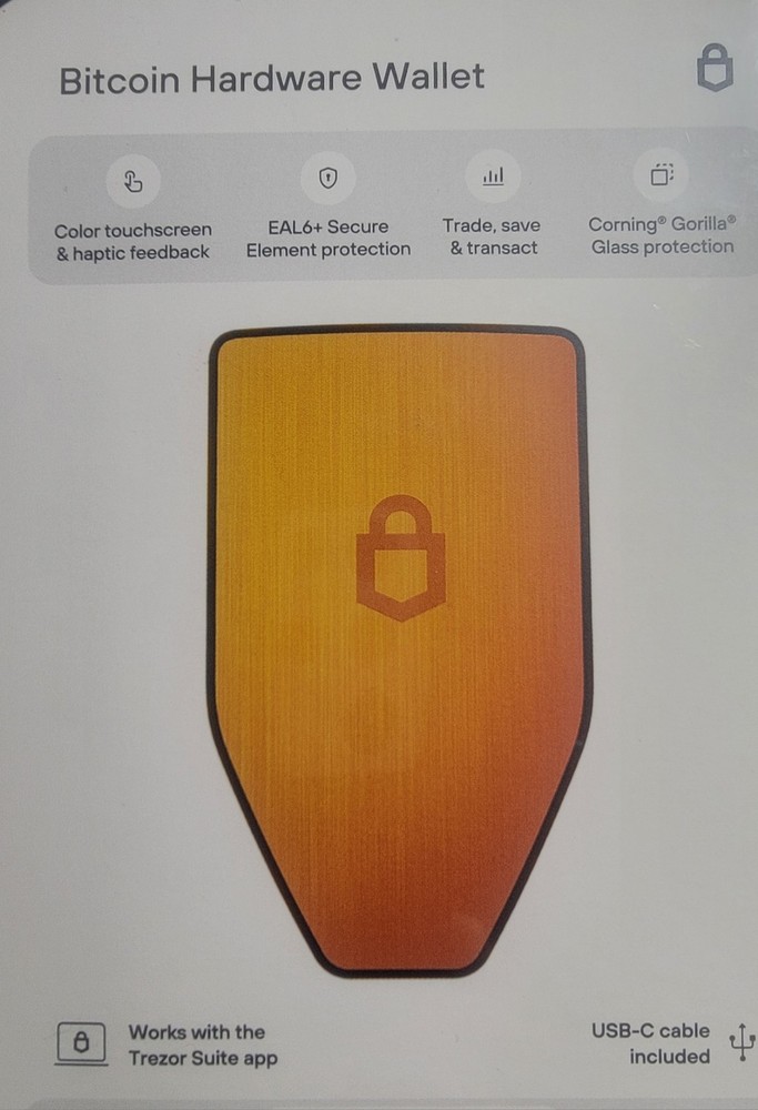 Trezor Safe 5 Bitcoin-only - Hardware Wallet