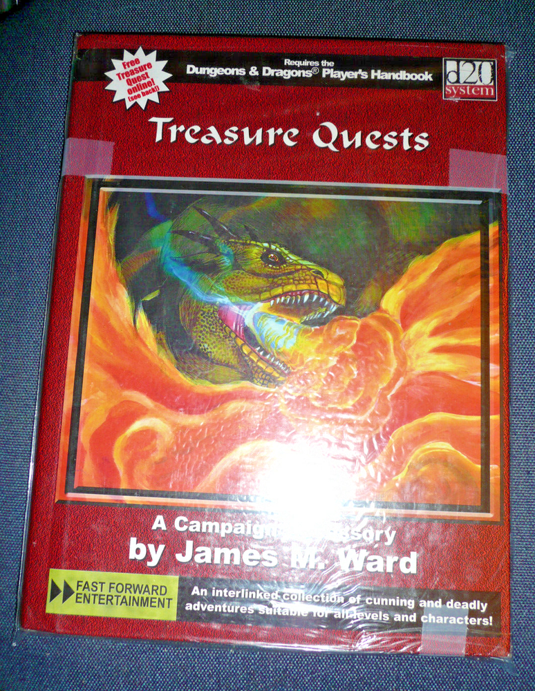 D20 System Treasure Quests from Fast Forward Entertainment (D&D 3.5)
