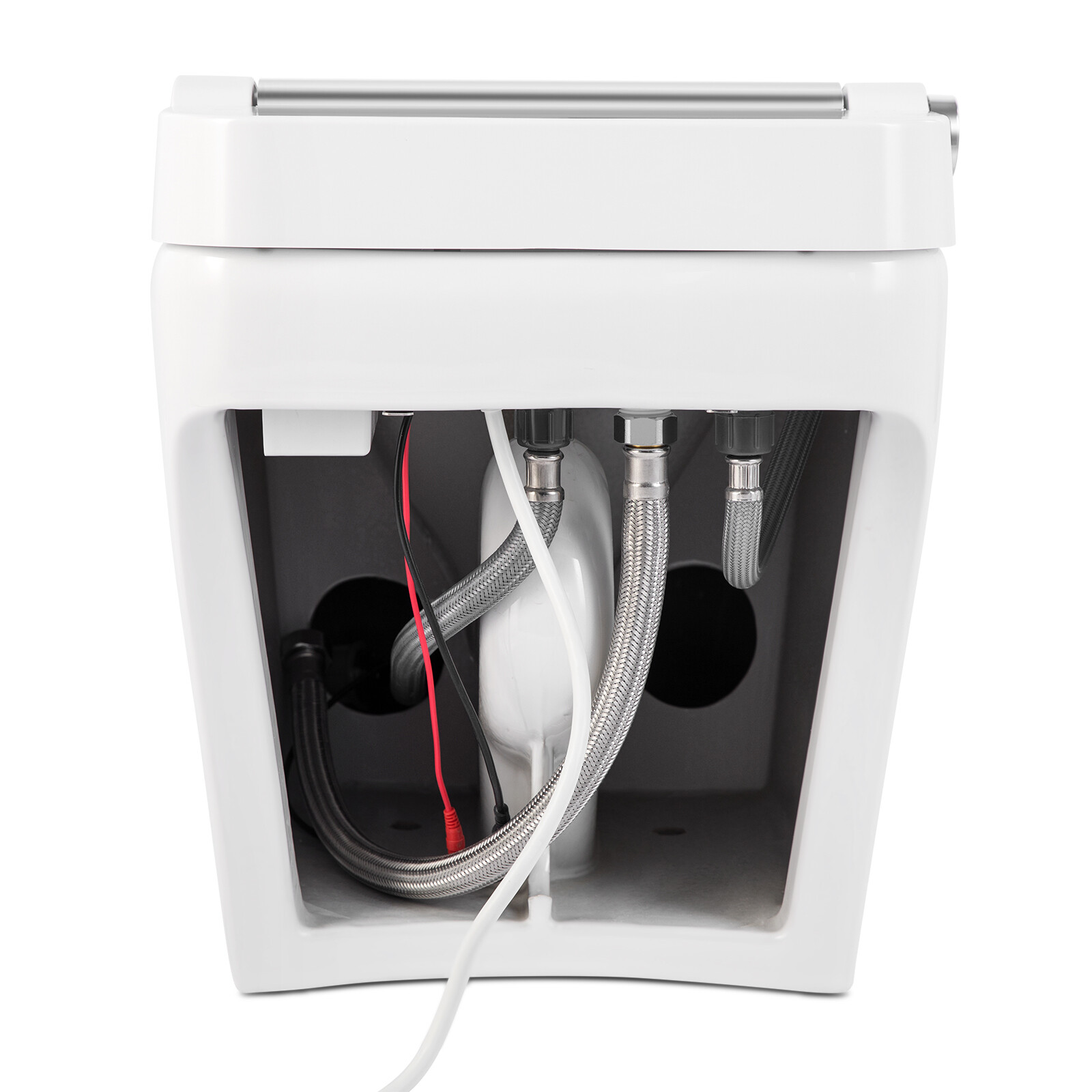 1.27GDF One Piece Smart Toilet Heat Auto Flush Foot Sensor Night Light