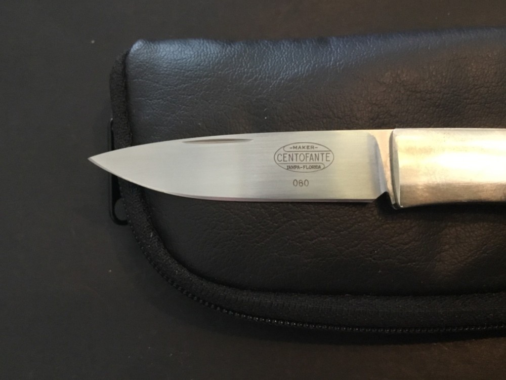 Custom Frank Centofante Bone #060 Lockback like Slipjoint Folder Folding Knife