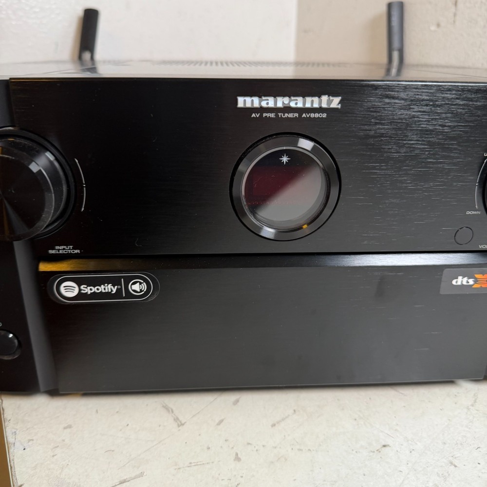 Marantz AV8802 Black Wireless Bluetooth A/V Pre Tuner Apmlifire - Untested