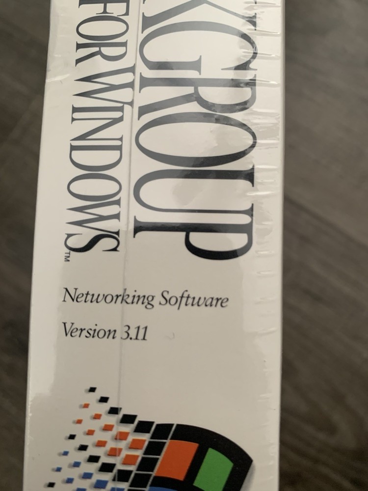 Microsoft Workgroup Add-on For Windows Version 3.11 Network Software New 1993
