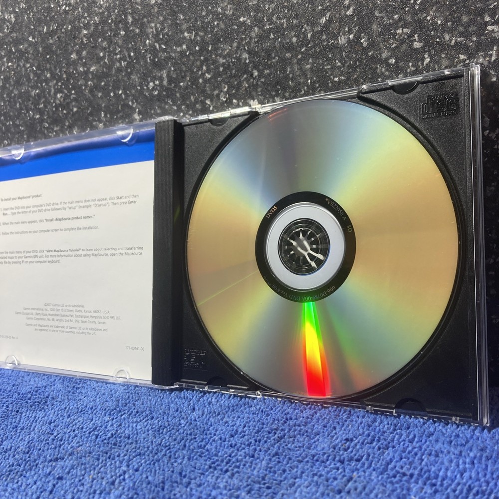 GARMIN GPS TOPO US 2008 Software Version 4.00 for Windows DVD