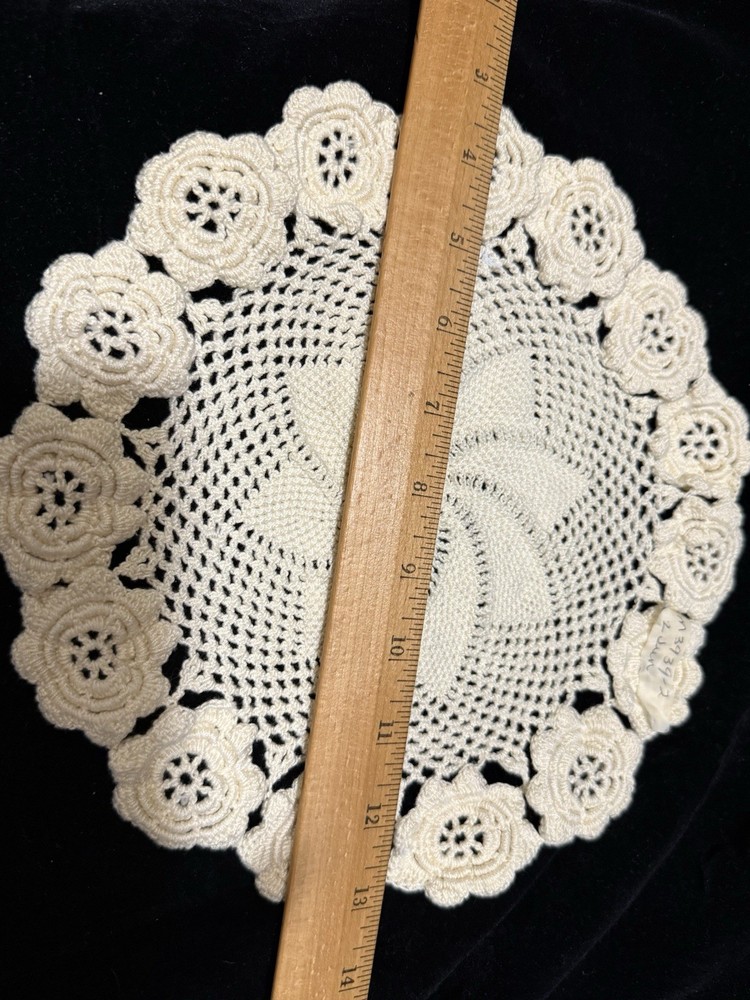 Handmade Biege Round Doyle