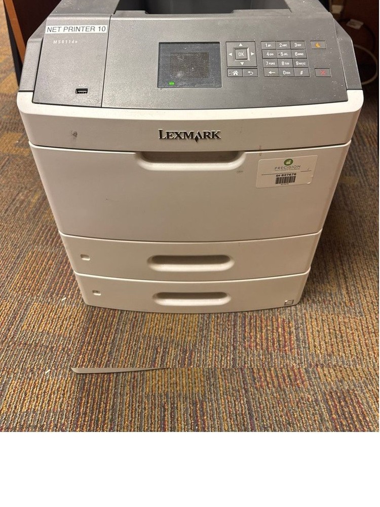 Lexmark MS811dn 55PPM Mono Laser Printer Network Duplex NEW Imaging Unit Tested