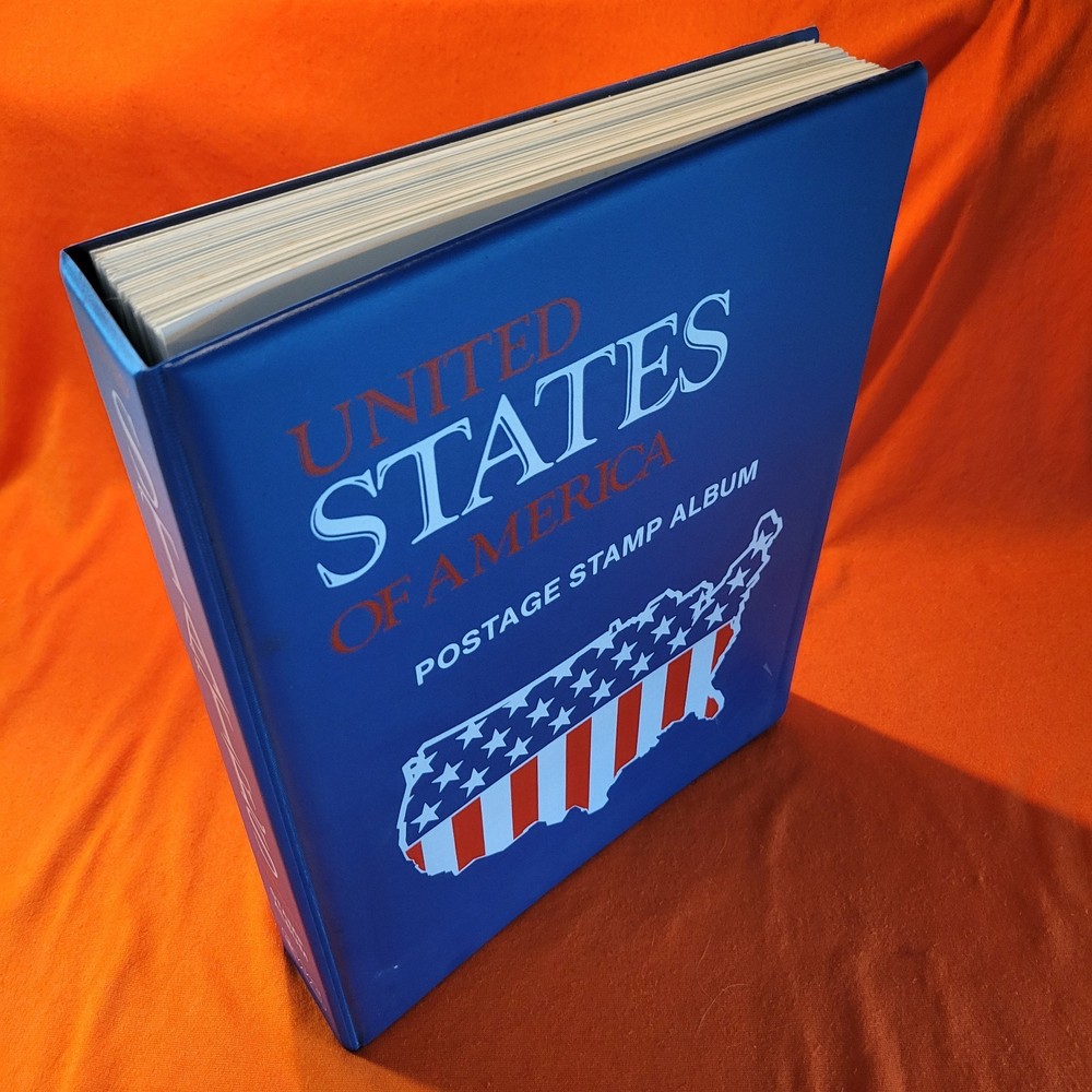 Vintage United States Postage Stamp Collection Album 1847 - 1989, CWS