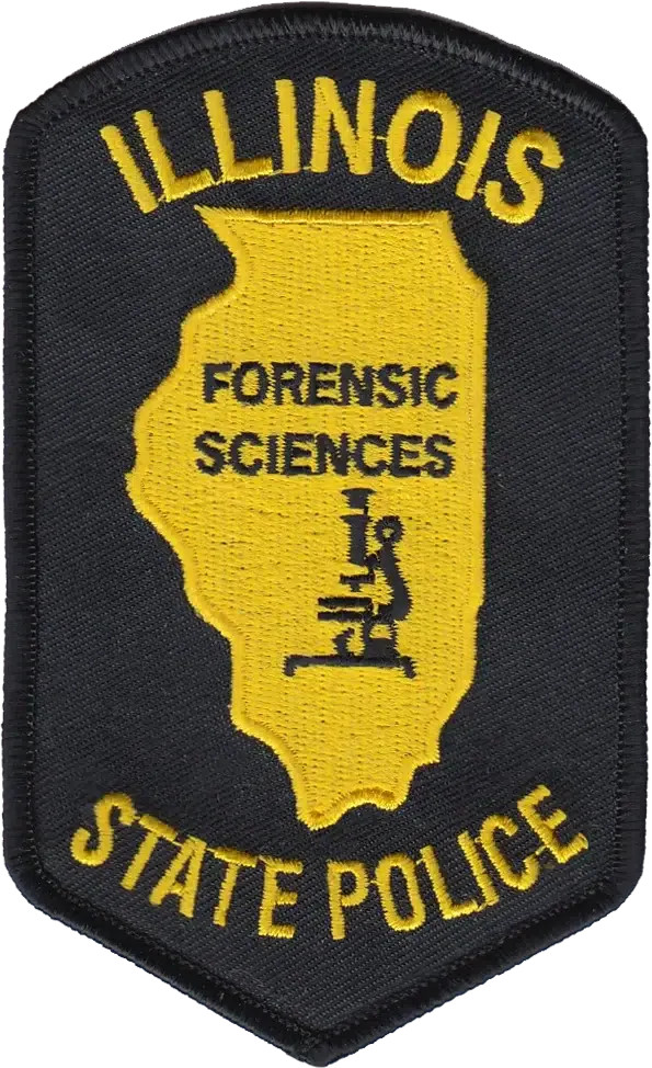 ILLINOIS STATE POLICE SHOULDER PATCH: Forensic Sciences