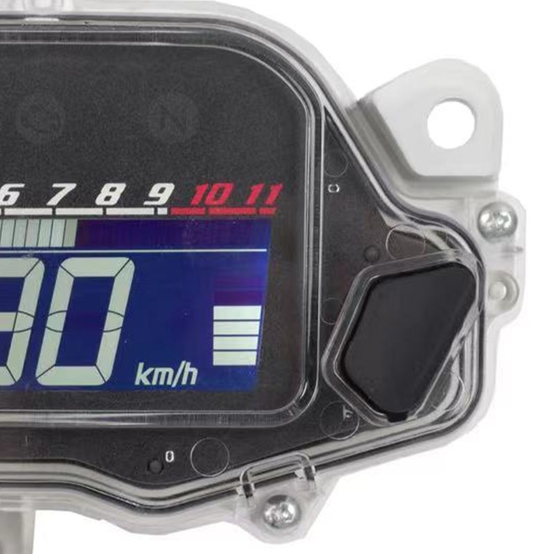 Motorcycle Digital Display Tachometer Speedometer Odometer Instrument Panel