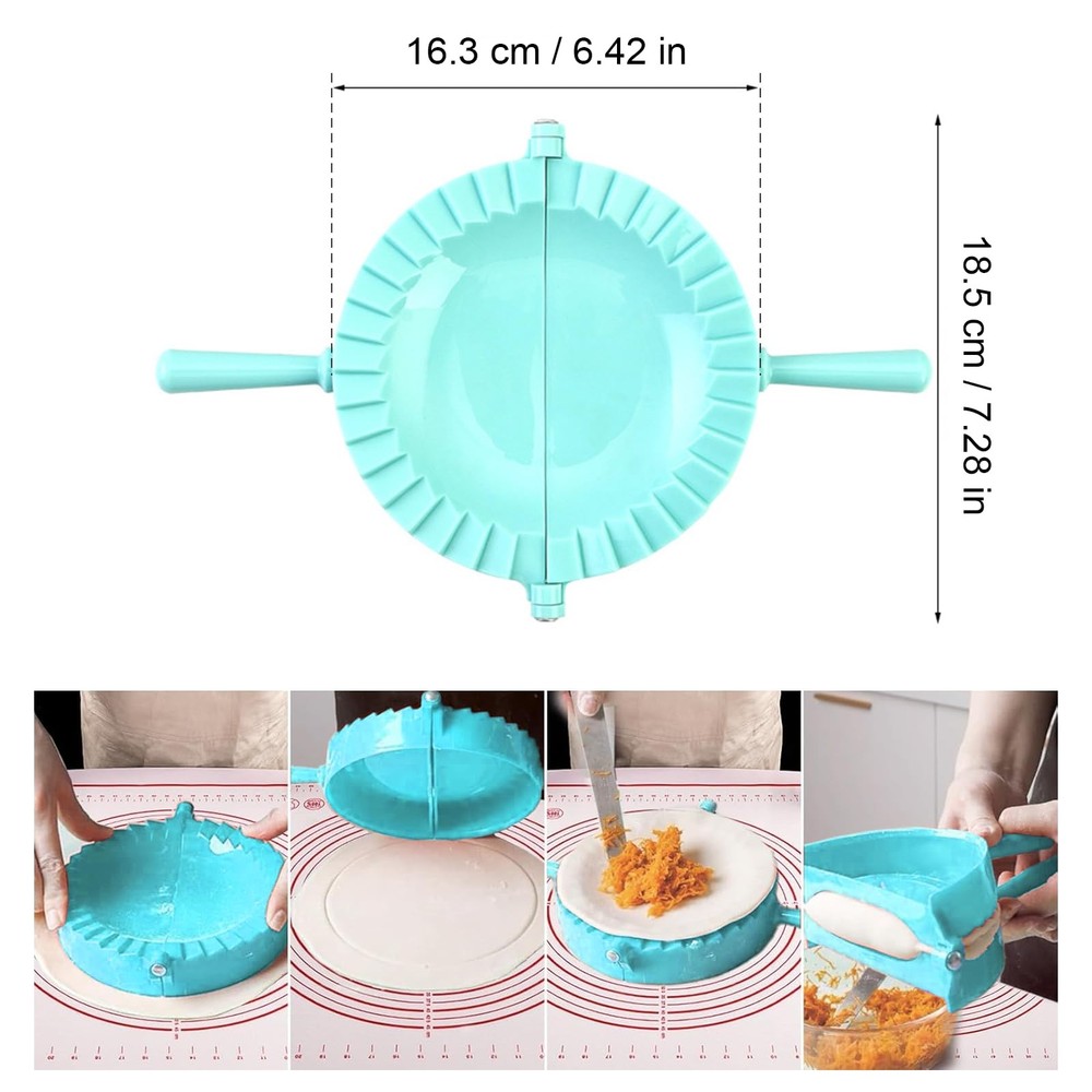 Dumpling Maker Empanada Press Tortilla Folder Crimper Pasta Tools XL