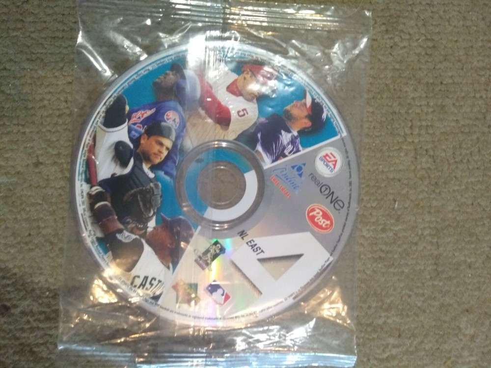 2003 Post Cereal MLB Baseball NL East Upper Deck Virtual Cards & Game Disc 4
