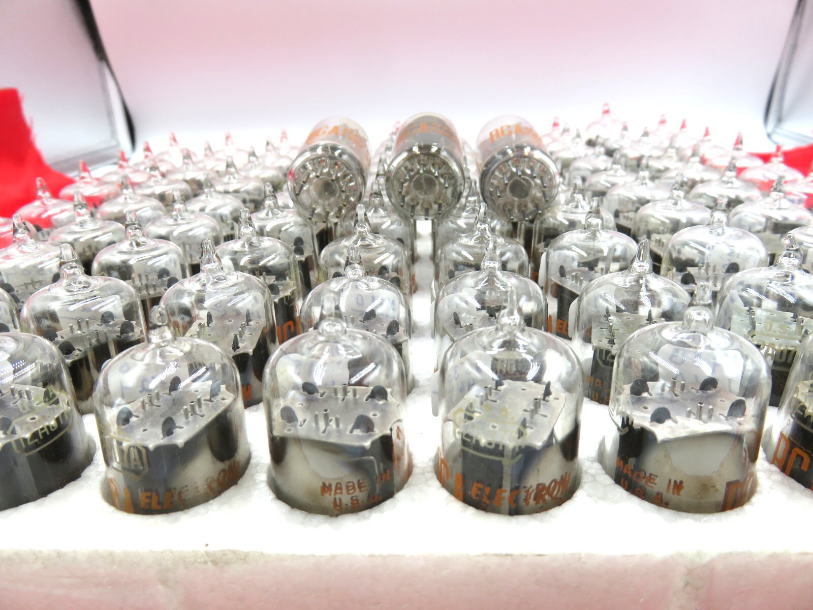 Vintage 1962 NOS RCA Clear Top 12AU7A PLATINUM GRADE ~ Matched Pair ~ New Tubes