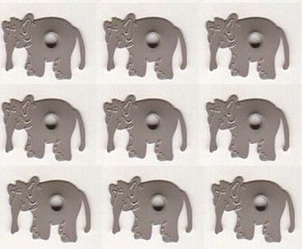 ELEPHANT EYELETS  SCRAPBOOKING  *EYELET OUTLET 10 PCS