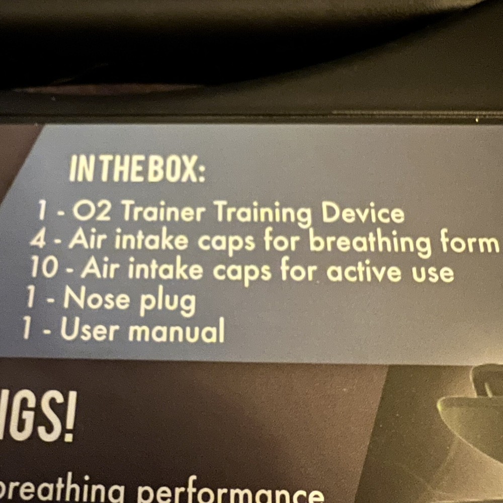 Bas Rutten O2 Inspiratory Muscle Training Device for Improving Diaphragmatic ...