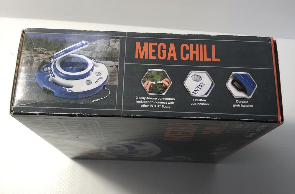 Intex Mega Chill Inflatable Floating Cooler 35" Diameter New