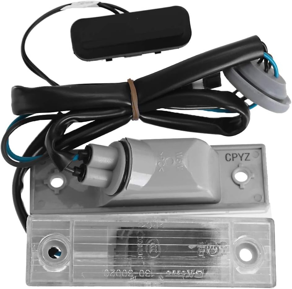 Rear Trunk Release Switch Licence Plate Lamp Light Switch Button Assembly Replac