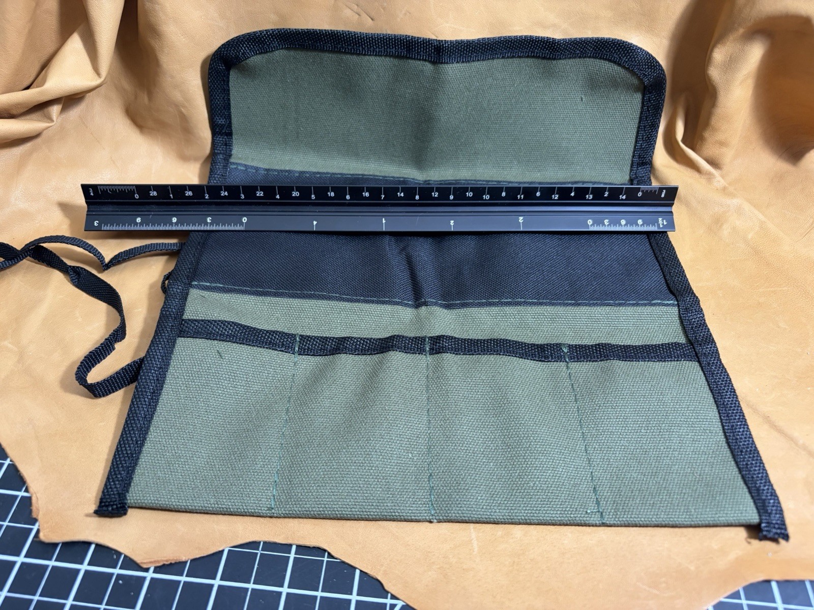 Canvas Tool Or Knife Roll