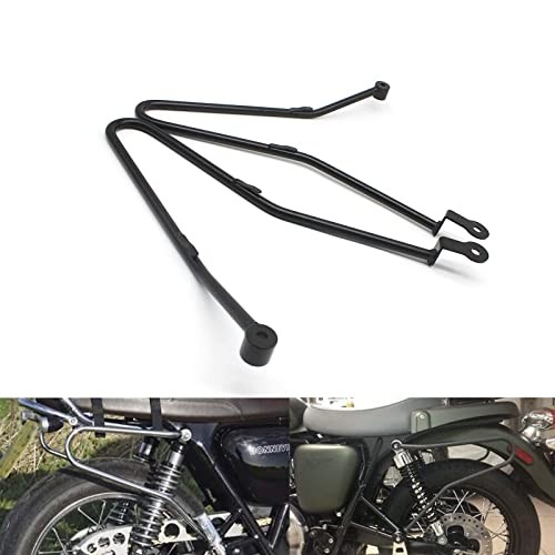 Motorcycle Saddlebags Bars Left & Right Saddlebag Support Bars Mount Black