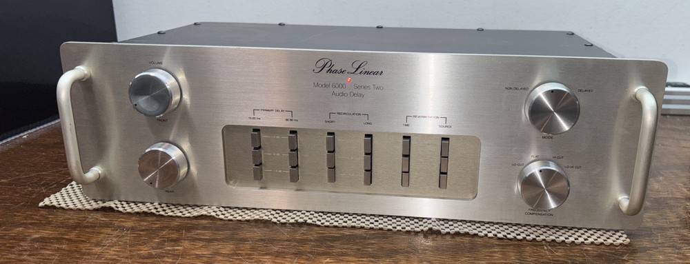 Phase Linear Audio Delay Model 6000 Series Two W/ Rack Handles - Works -Original