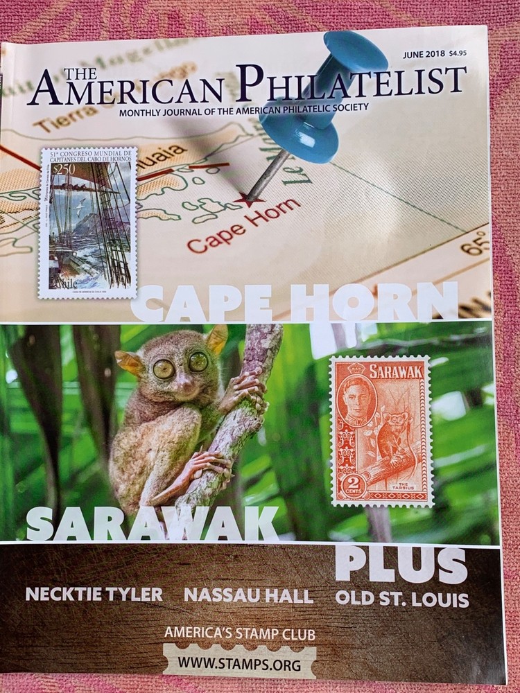 American Philatelist Magazine  2018,  June