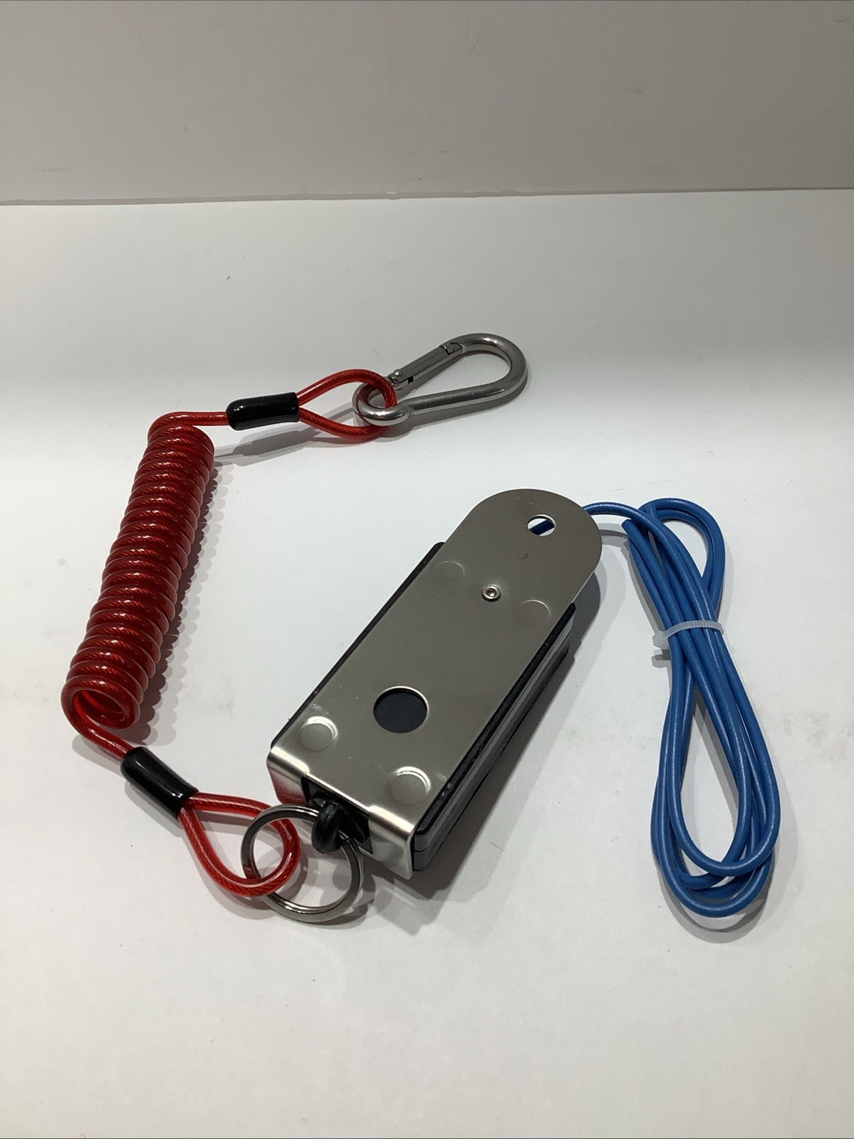 Trailer Breakaway Switch, 4FT Coiled Steel Cable For Electric Trail Brakes, New