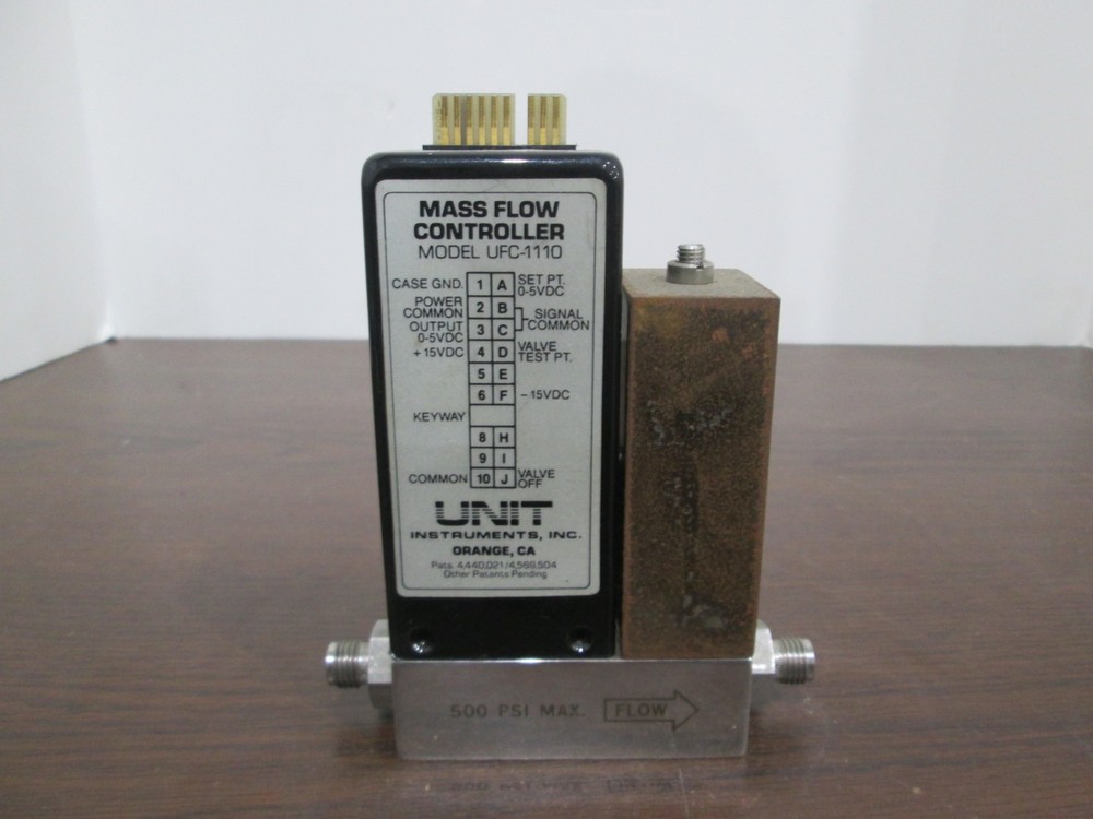 Unit, UFC-1110, 20 SLM, H2, Mass Flow Controller, Butt End, Used