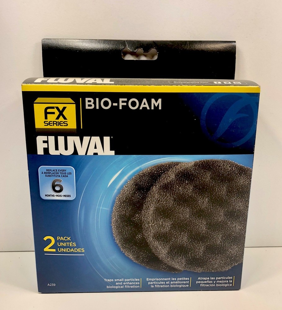 Fluval FX4 FX5 FX6 Bio Foam 2 Pack Filter Media 2 Pack