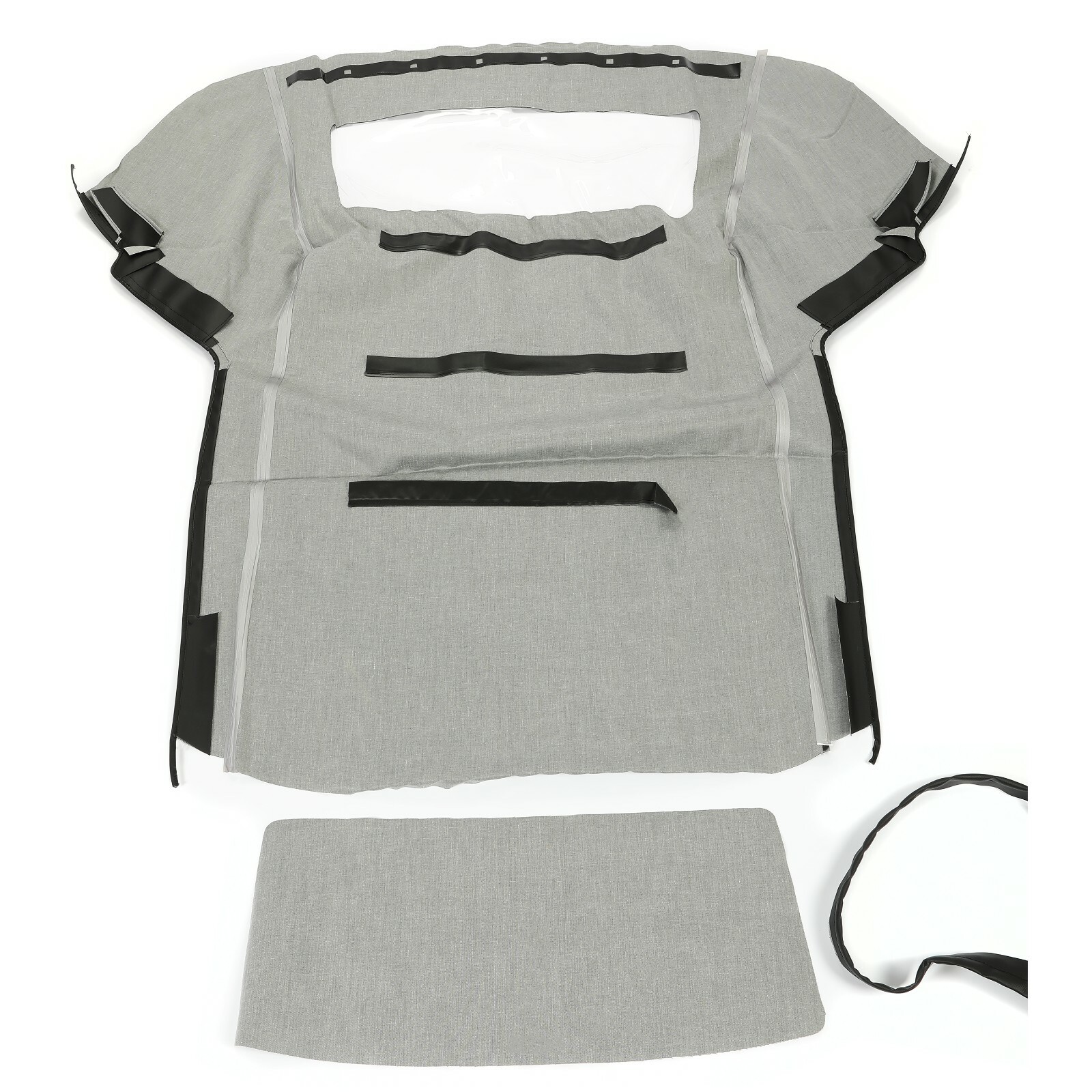 Black Soft Top with Plastic Window FOR 1983-90 1993 Ford Mustang Convertible 2DR