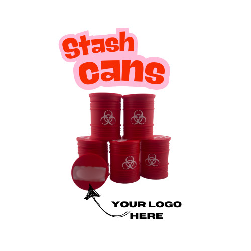 Stash Cans Red