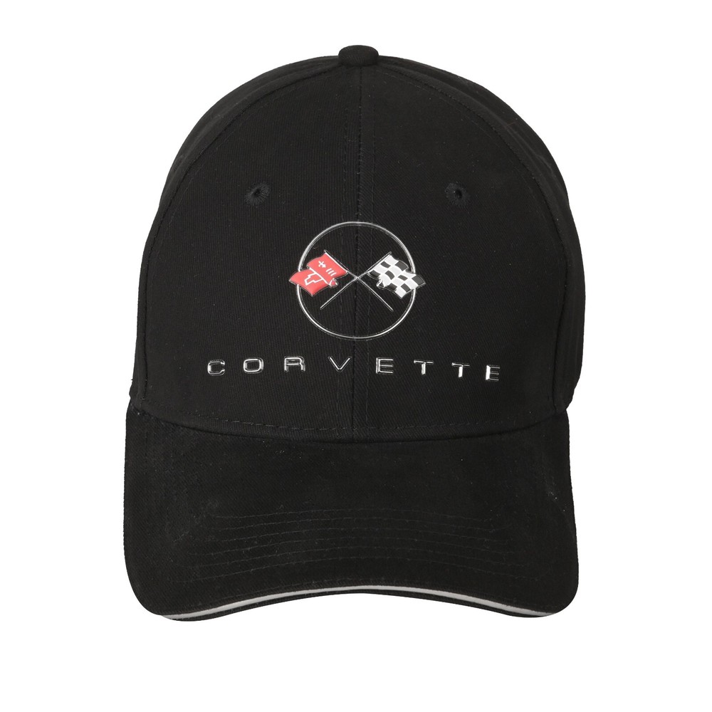 C1 Corvette Liquid Metal Logo Hat