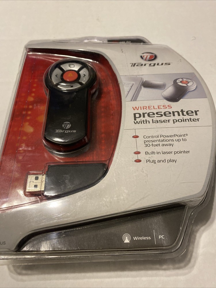 Targus Wireless Presenter Laser Pointer Remote AMP03US in OEM Packaging New