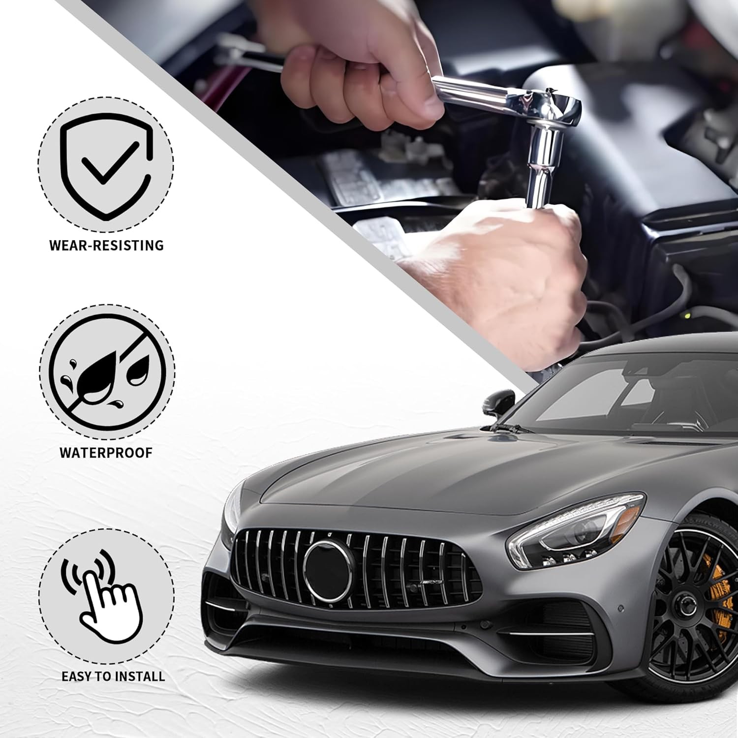 Transmission Shift Cable Bushing, Shift Linkage Repair Kit with Shifter Bushing